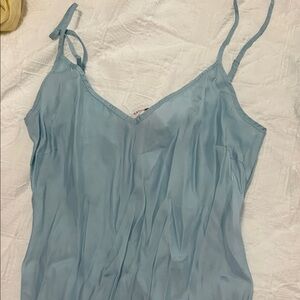 Elegant Blue Maxi Dress